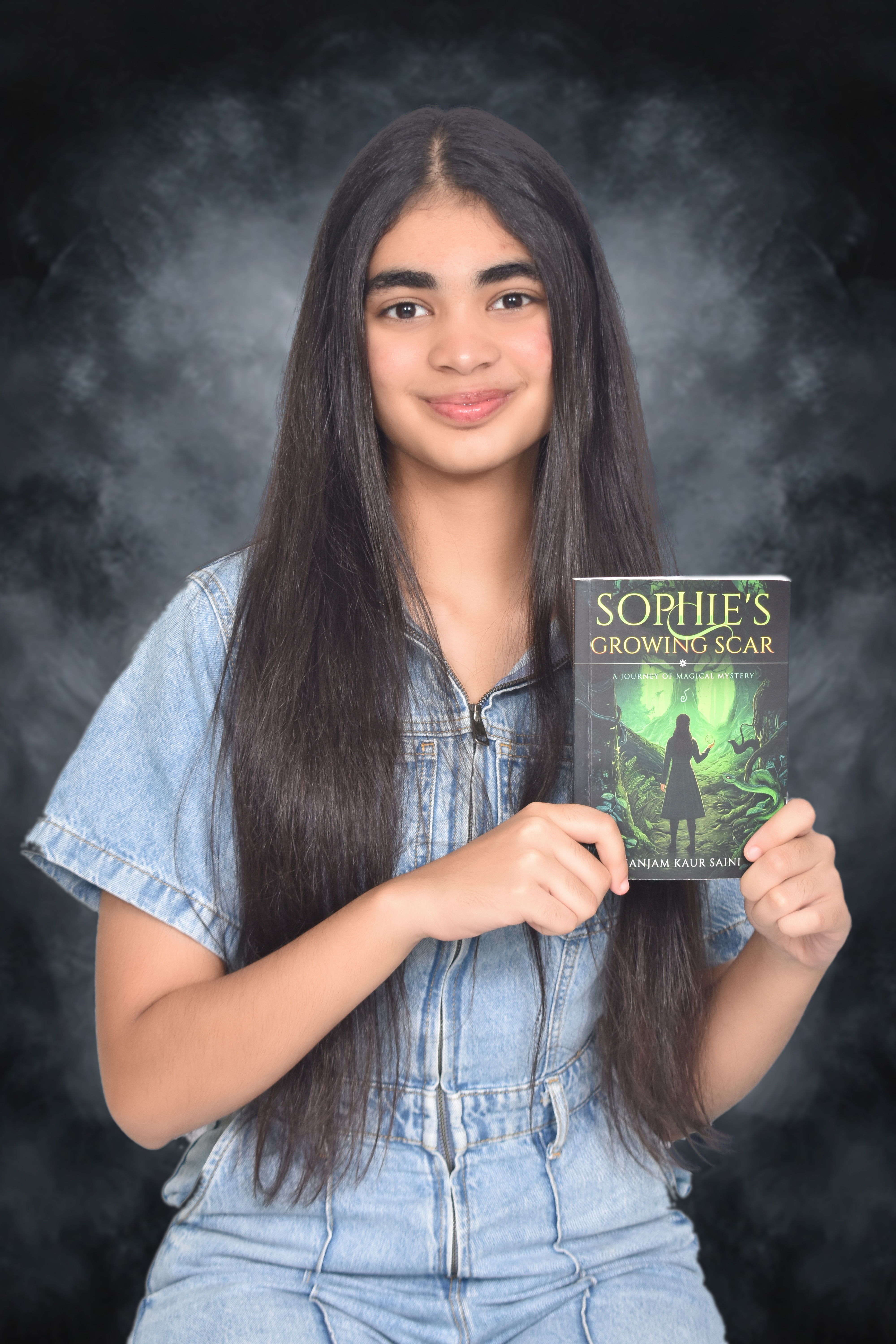 Sanjam Kaur Saini, author of Sophie's Growing Scar