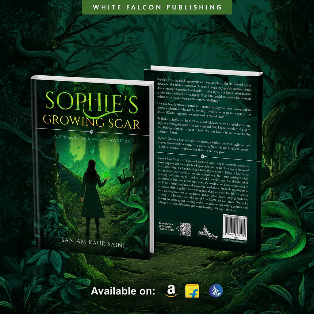 Sophie's Growing Scar — front and back covers